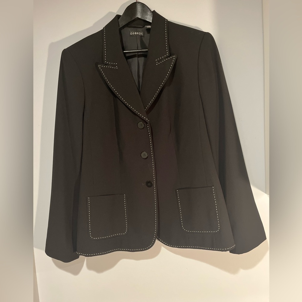 Brand name is George black blazer jacket US size 12.